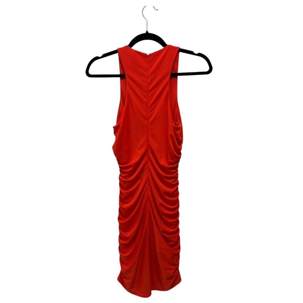 CINQ A SEPT Women Bodycon Cherry Tomato Dress 6 - Picture 4 of 6
